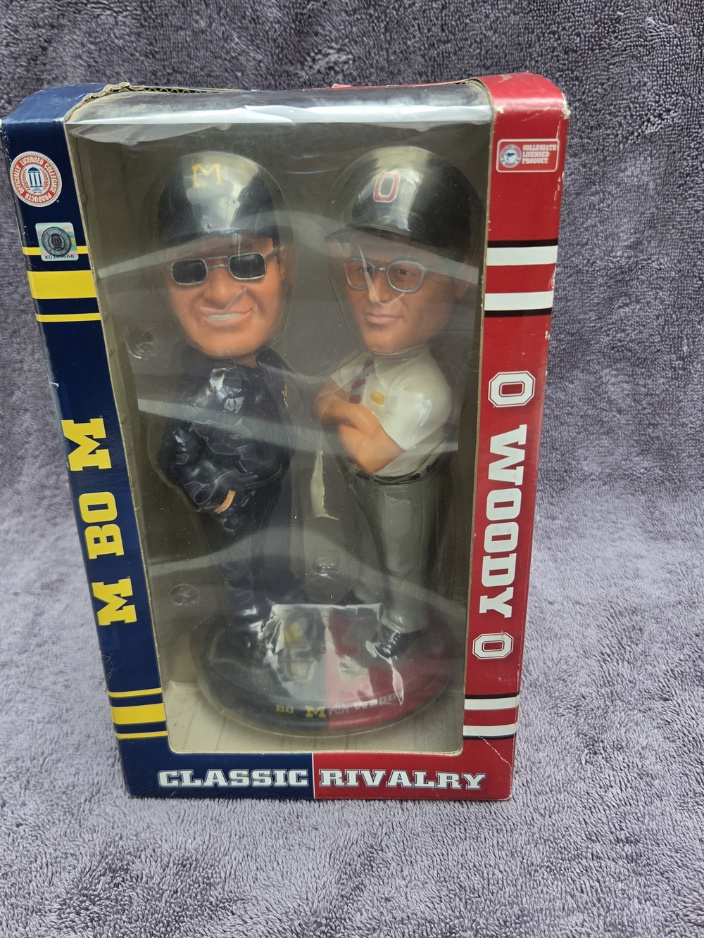 Bo Schembechler Woody Hayes Michigan Ohio State Classic Rivalry Bobblehead